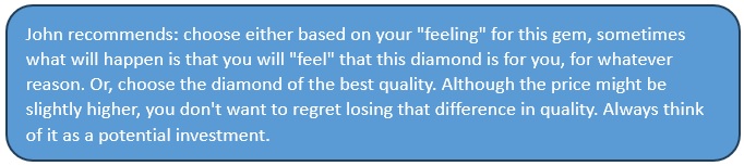 John rec diamond choice