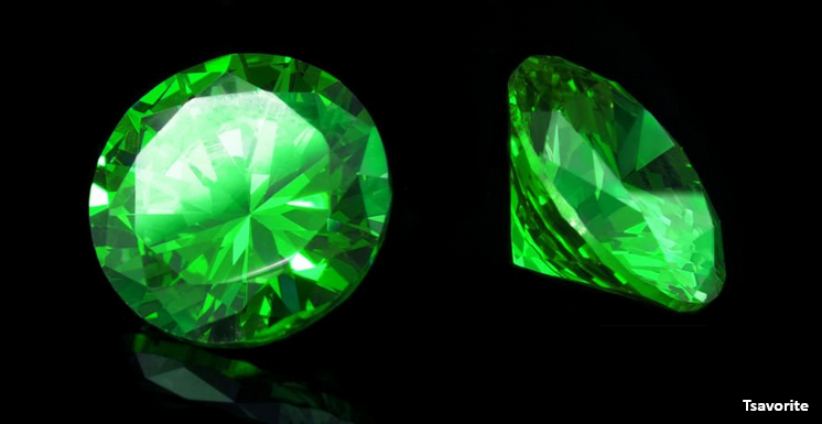 garnet, tsavorite